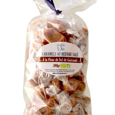 Bonbons caramels au beurre salé 300gr BIO