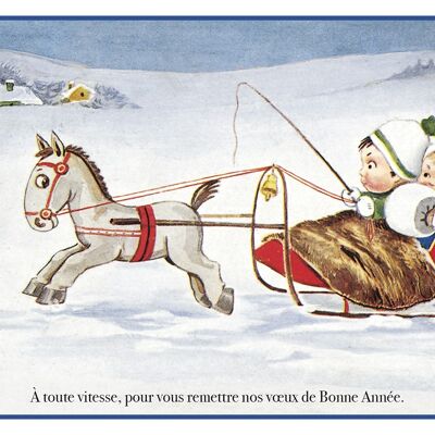 Sleigh postcard