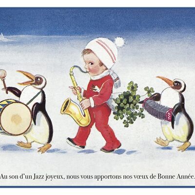 jazz postcard