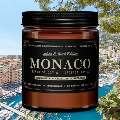 Monaco Scented Candle - Beautiful & Rich Edition - Bergamot | Orchid | violet