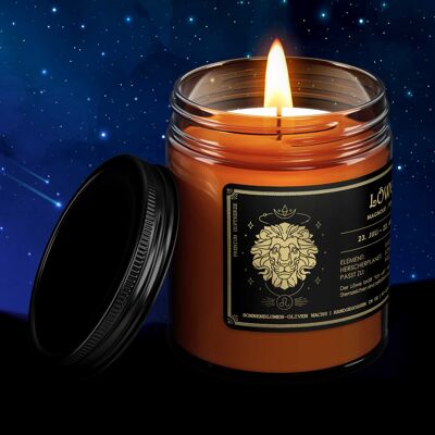 Leo Zodiac Scented Candle - Magnolia | tonka