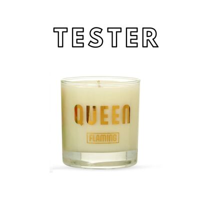 TESTER Flaming 11oz Candle Queen