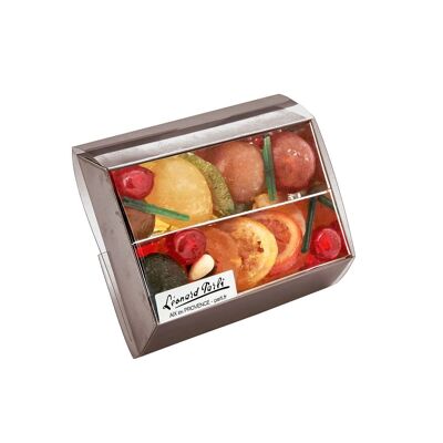 Scatola doppia di frutta candita assortita - 250g