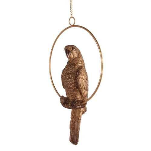 Fig Parrot hanger resin 27 cm