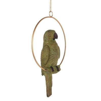 Fig Parrot hanger resin 27 cm