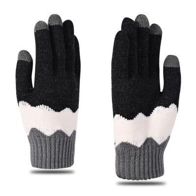 Gants tricotés dames | avec motif | différentes couleurs | Noël