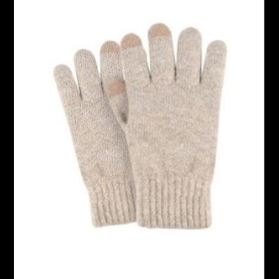 Women's winter gloves | plain | 100% wool | christmas
