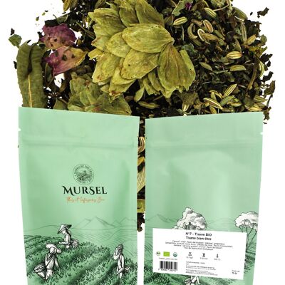 N°7 - Organic herbal tea – Well-being herbal tea - 75gr