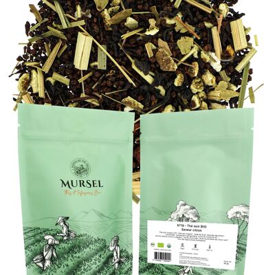 N°19 - ORGANIC black tea – Lemon flavor - 75gr