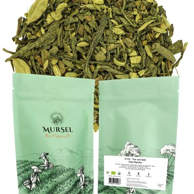 N°23 - Organic green tea – Masala Chai Matcha - 75gr