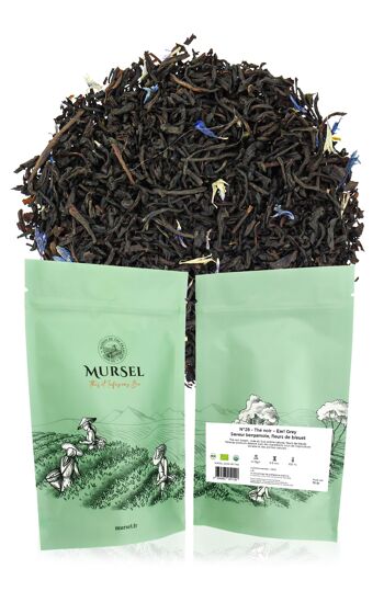 N°28 - Thé noir BIO – Earl Grey – Saveur bergamote, fleurs de bleuet - 75gr 1