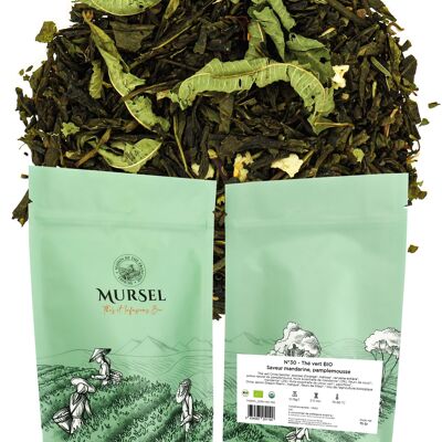 N°30 - ORGANIC green tea – Mandarin, grapefruit flavor - 75gr