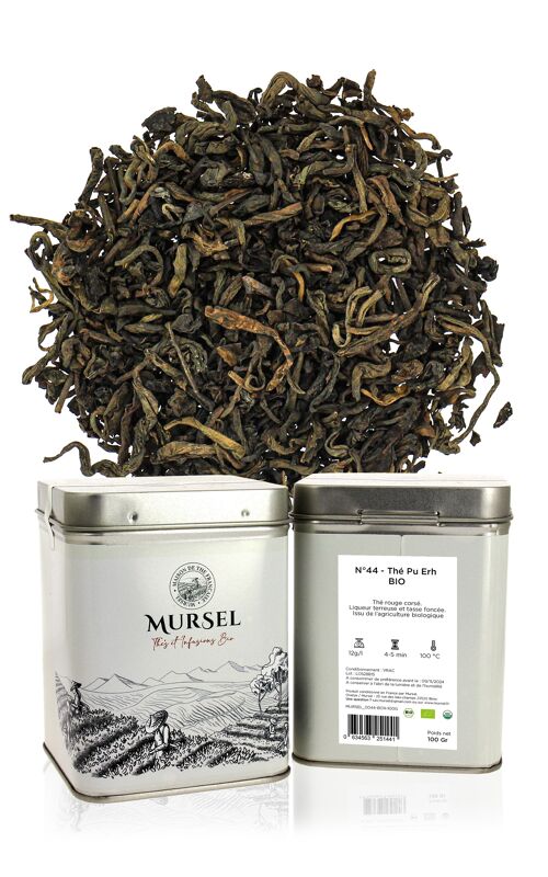 N°44 - Thé Pu Erh BIO - 100gr