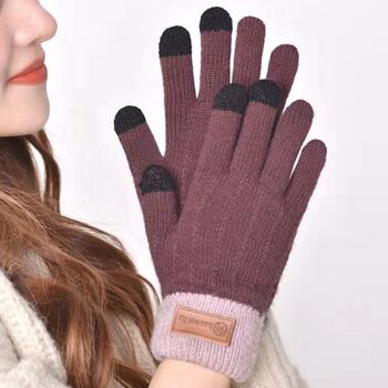 Gants femme | hiver | laine d'alpaga Shop Local | noël | cadeau de Noël 10