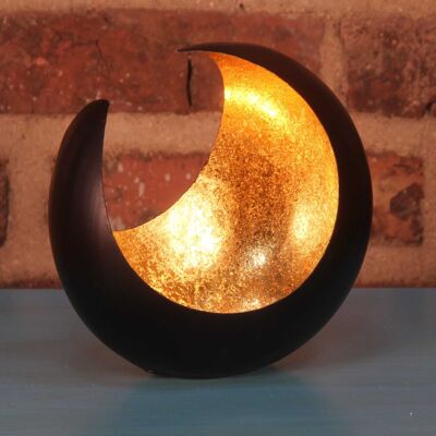 Oriental Lantern Ravi Gold Ø20 Hilal Crescent Candle Holder Moon tea light holder