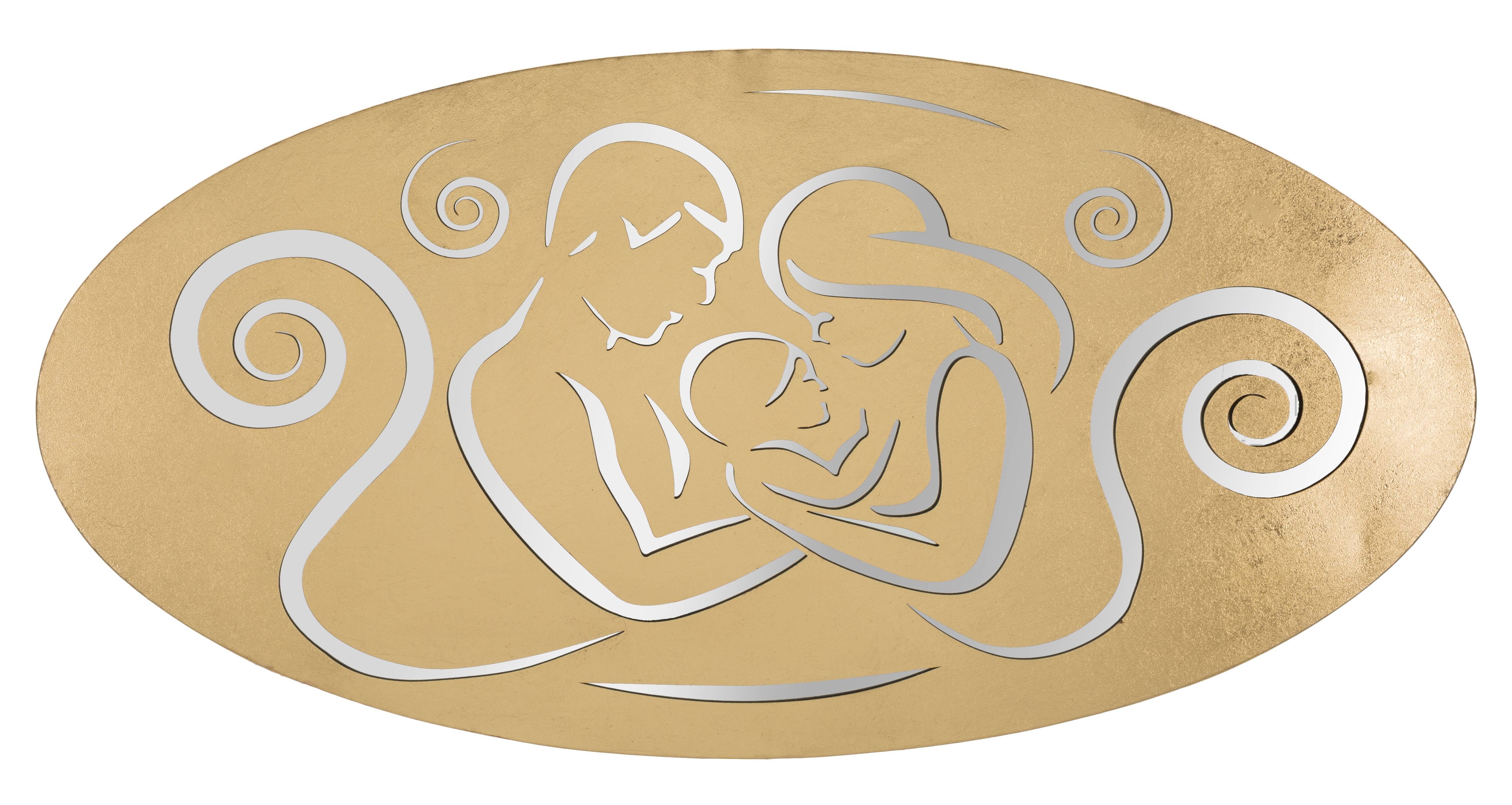 IRON WALL PANEL NATIVITY GOLD -A- CM 120X2X60 D032151000A