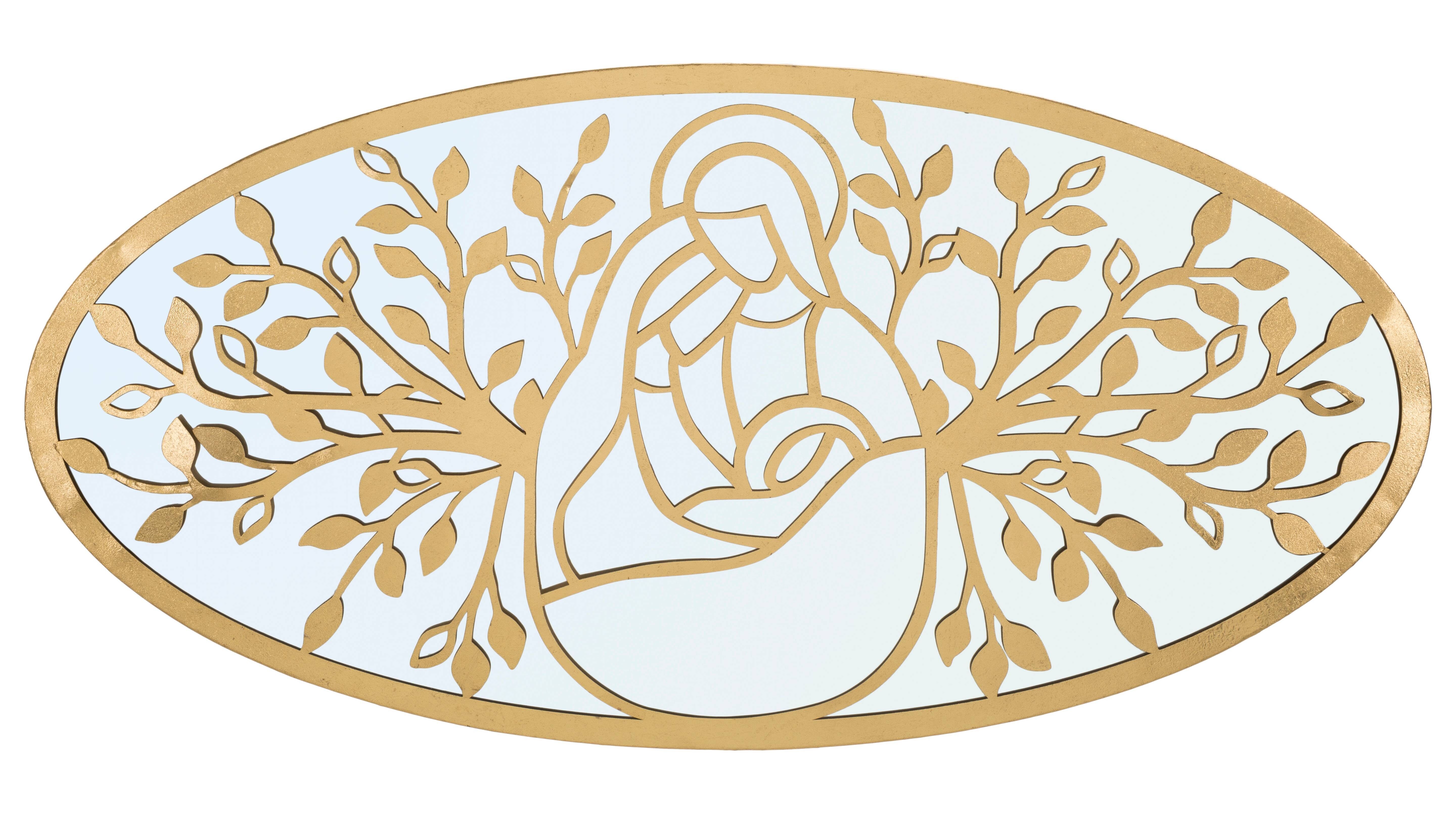 IRON WALL PANEL NATIVITY GOLD -C- CM 120X2X60 D032151000C