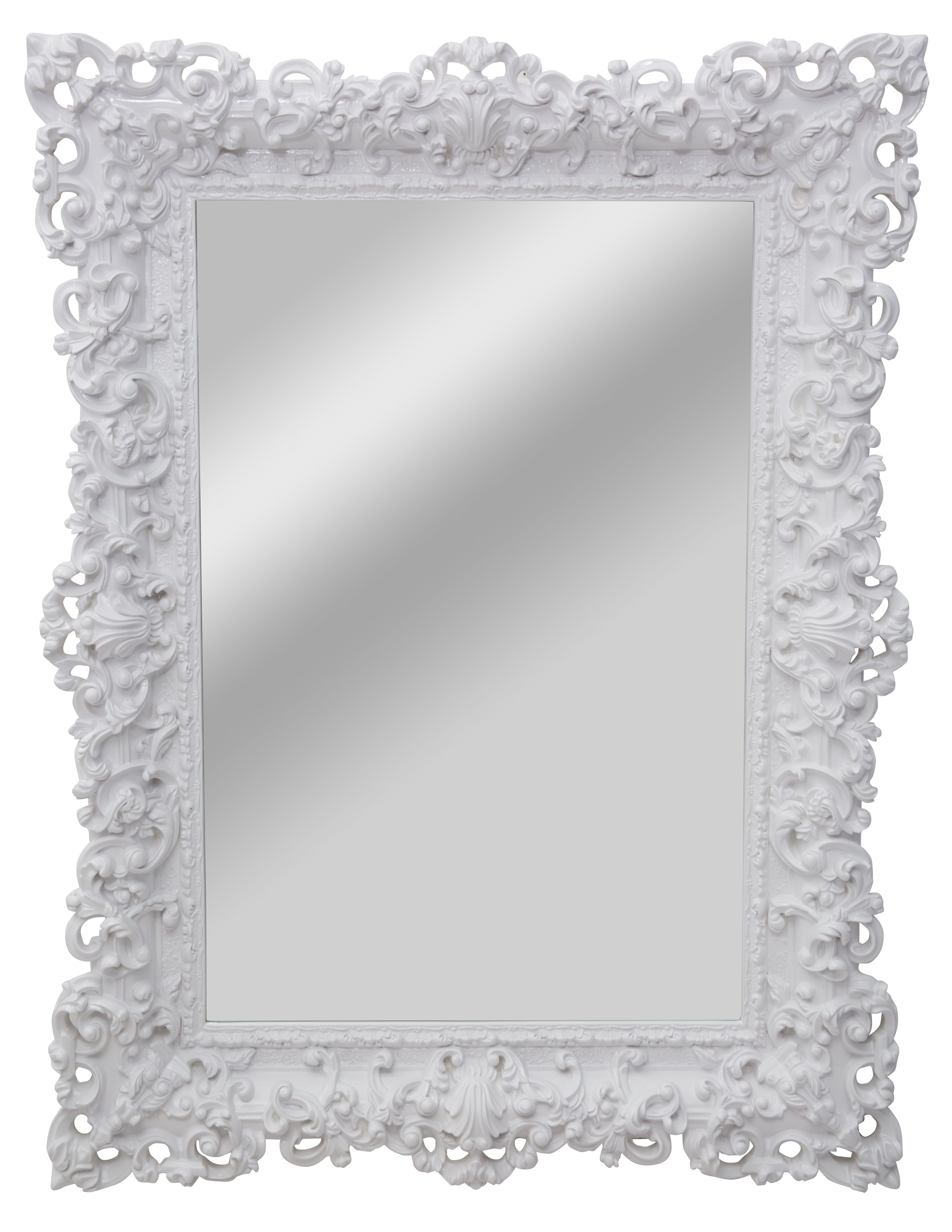 WALL MIRROR VERSAILLES WHITE CM 90X9,5X120 (INNER SIZE CM 60X90) D065426000B