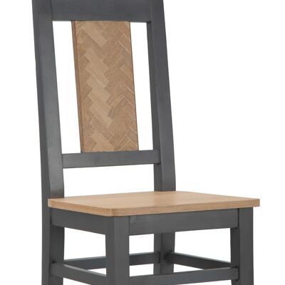 Set 2 Chairs Male' Set 2 Pcs Cm 44X44X96 (Fir Wood, Ash Veener E Mdf) D142372000S
