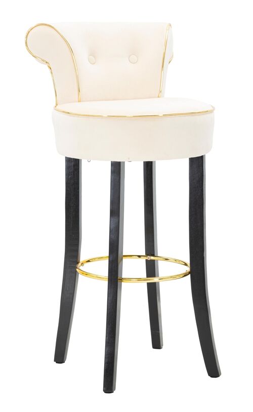 BAR STOOL LUXY CREAM CM 46X48X96 D142504000C