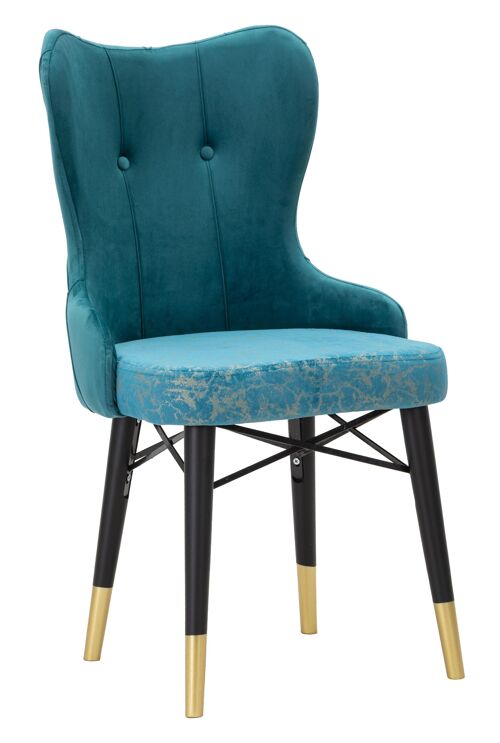 SET 2 KELEBEK TEAL CHAIR CM 52X60X95 D142567000T