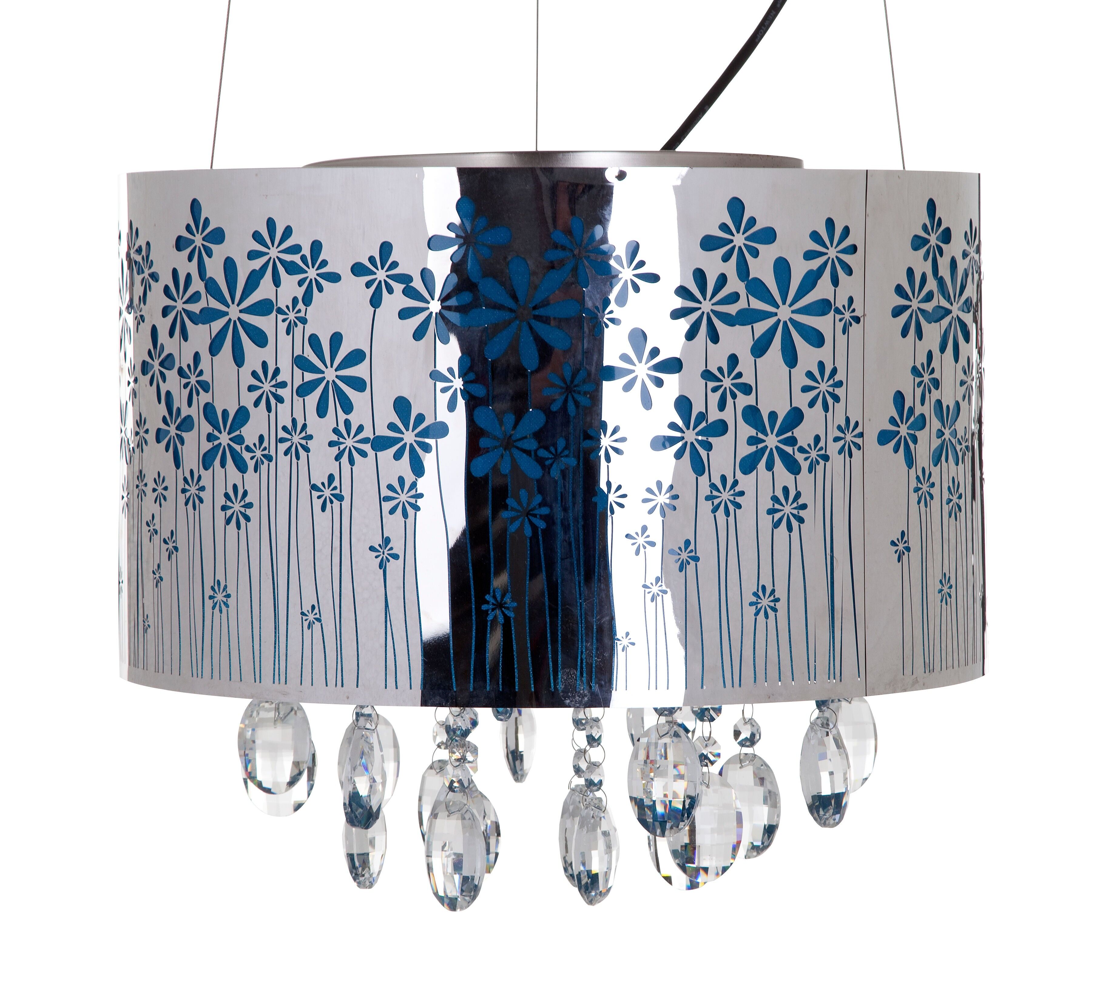 LAMPADA DA SOFFITTO FIORE CON CRISTALLO Ø CM 40 D17067700FI