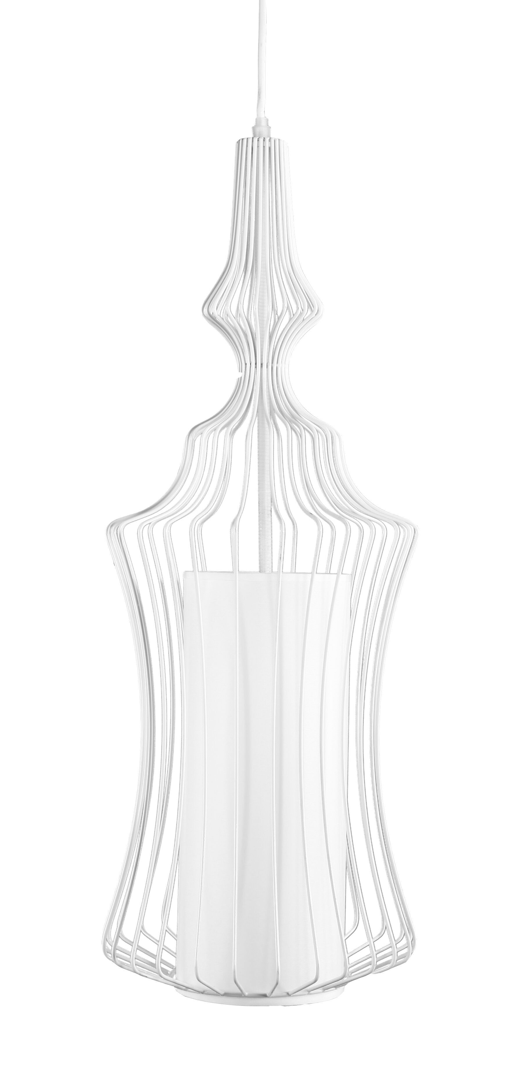 LAMPADA DA SOFFITTO FERRO BIANCO -C- CM Ø 22X60 D170752000B