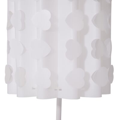 LAMPADA DA TAVOLO CUORI BIANCO CM Ø 19X31 D170808000B