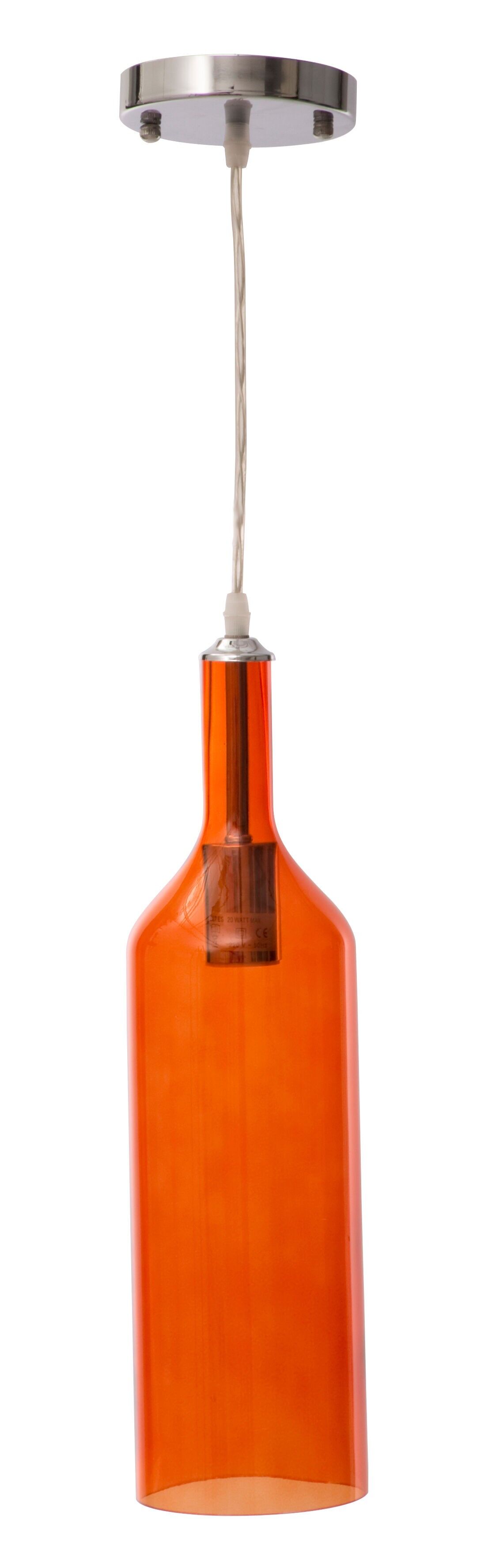 CEILING LAMP BOTTLE ORANGE CM Ø 11X43 D170816000A