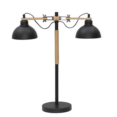 LAMPADA DA TAVOLO STADIO NERO CM 52X18X60 D170909000N