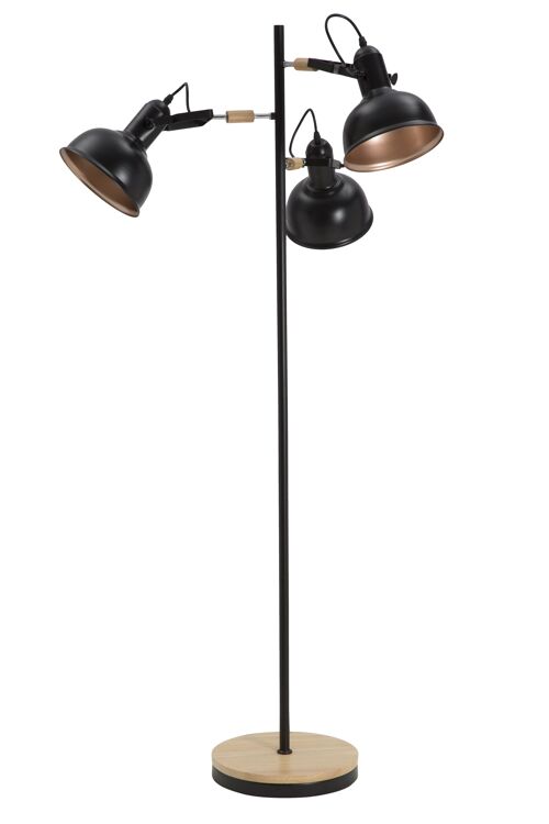 FLOOR LAMP CUPS BLACK CM Ø 75X141,5 D17095600TN