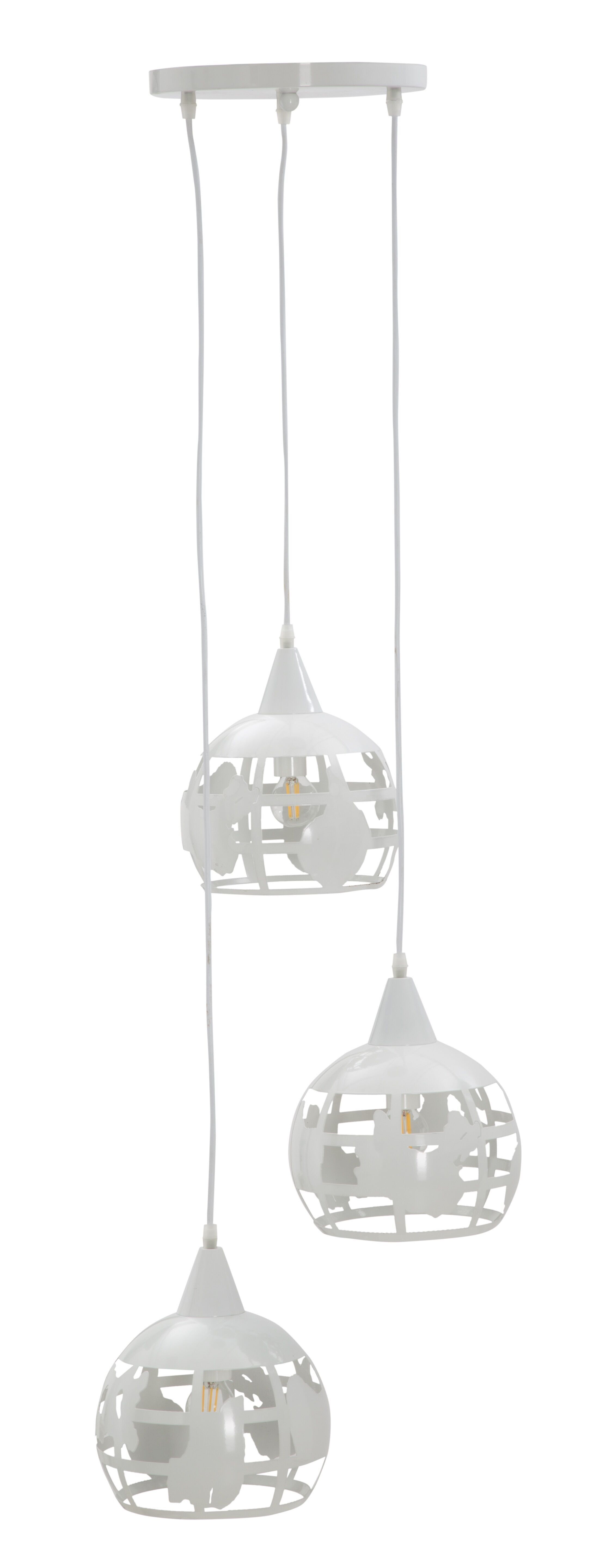 CEILING LAMP WORLD 3 LIGHTS WHITE CM 43X43X140 D171009000B