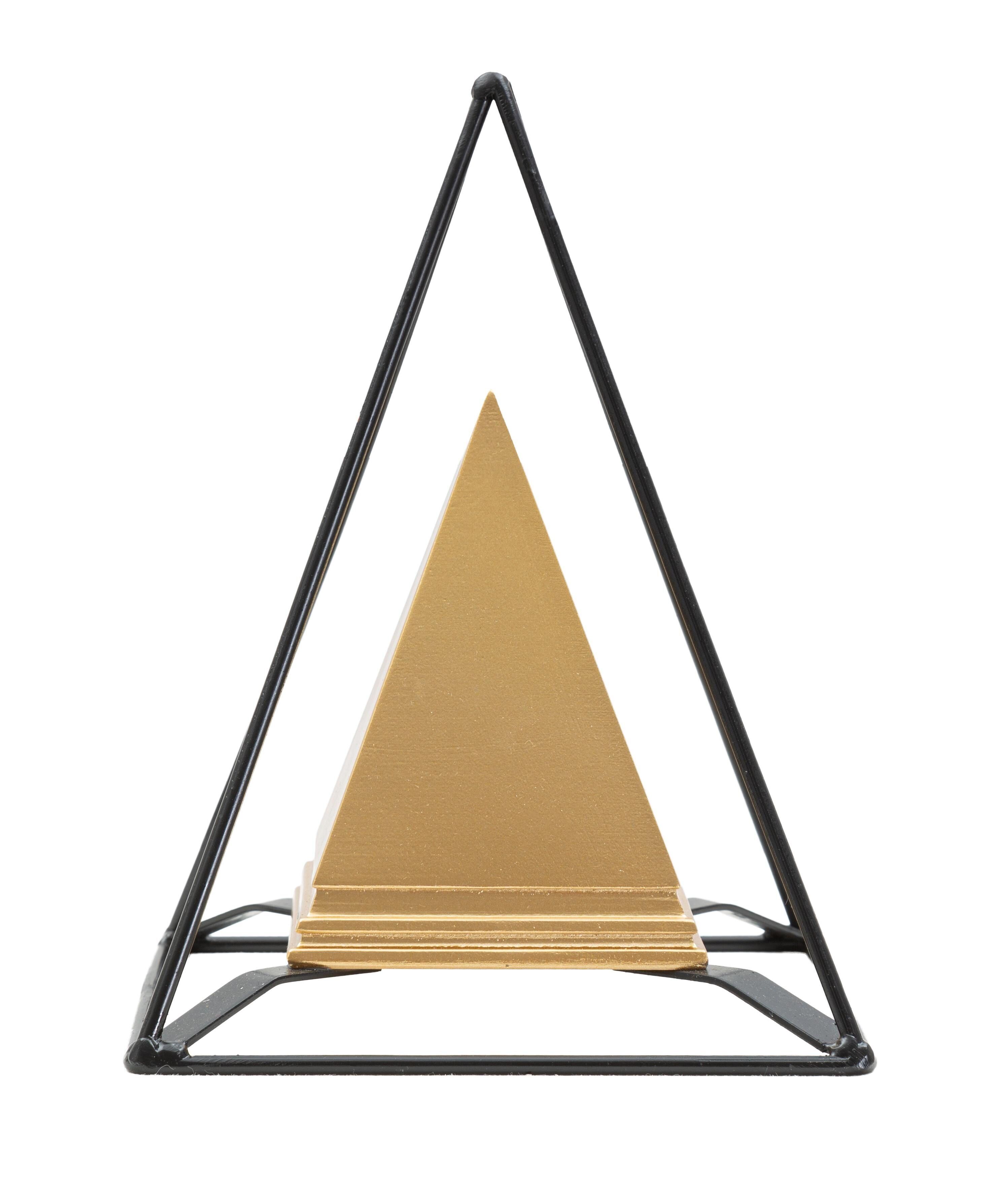 PIRAMIDE GOLD MIT EISEN CM 15X15X21 D116290000