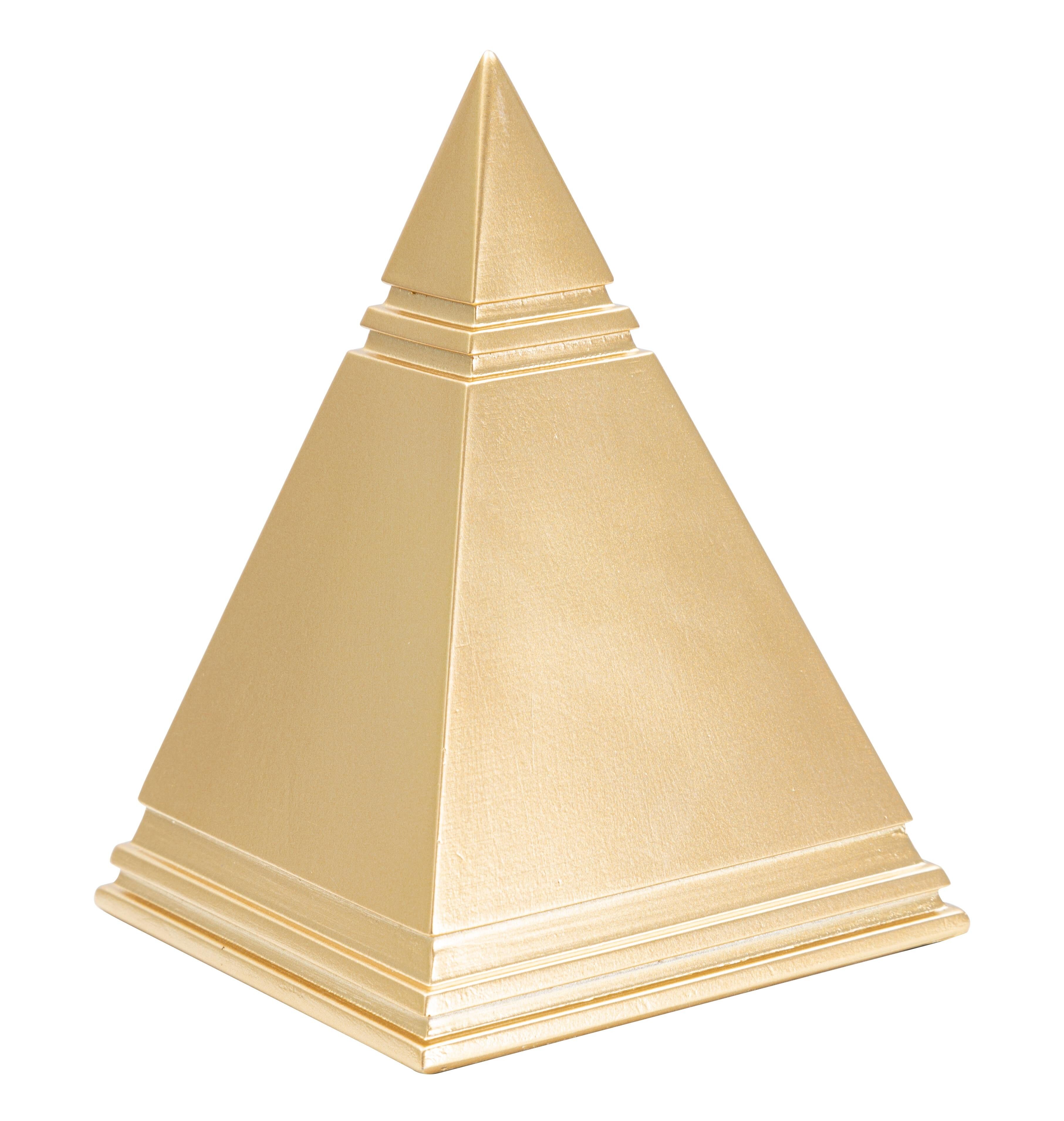 PIRAMIDE ORO CM 11,5X11,5X15,5 D116280000
