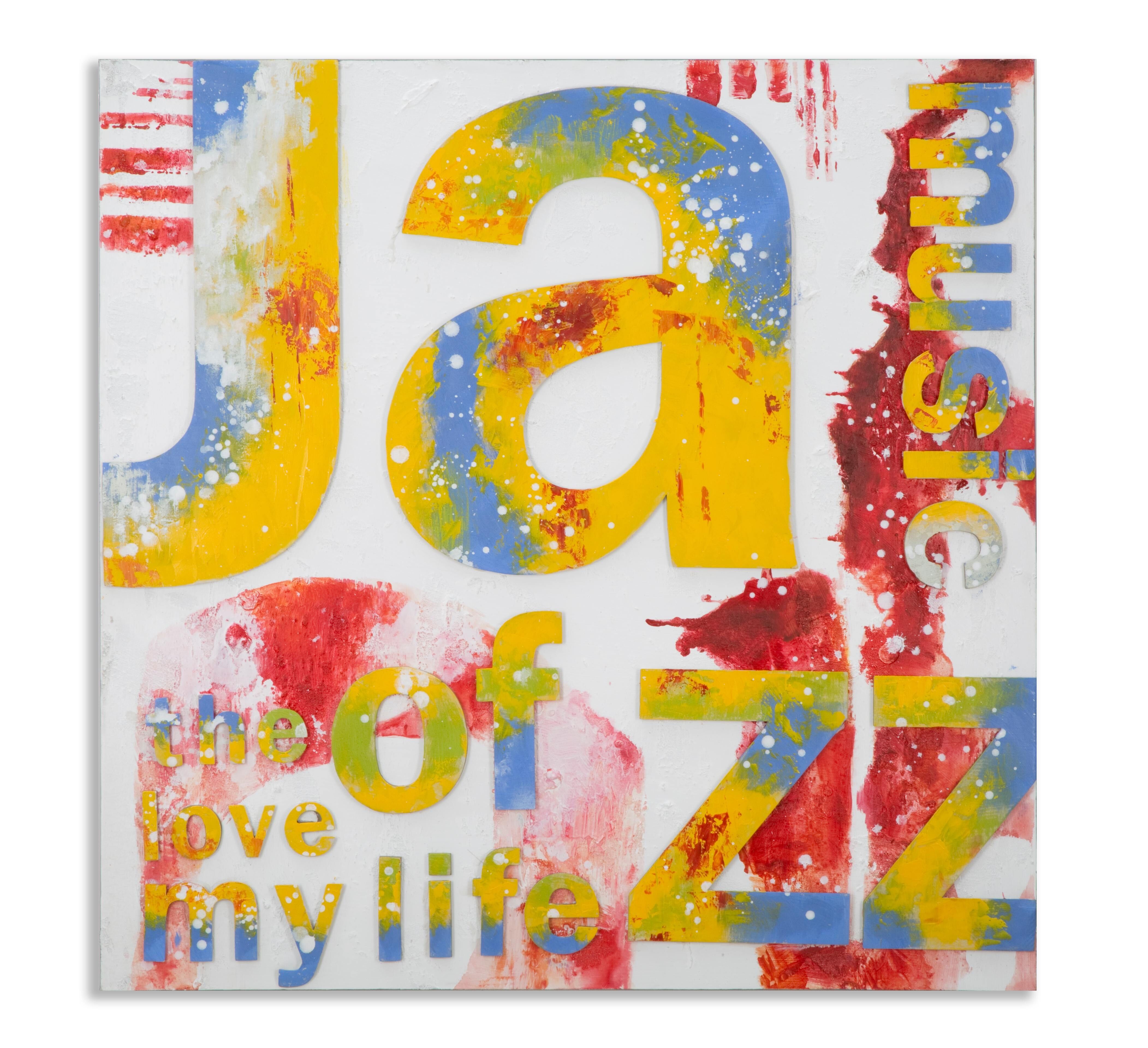 PITTURA MURALE SU TELA MUSICA CM 100X3,5X100 D316830000