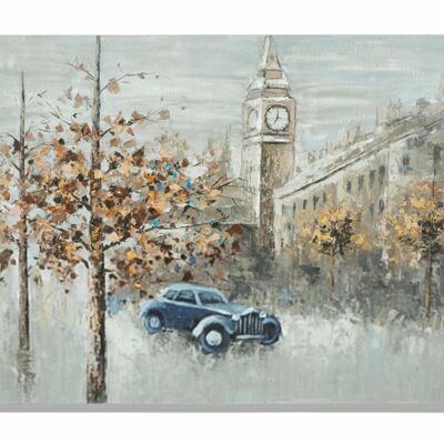 HANDMADE WALL PAINTING LONDON CM 120X3,7X80 D318580000