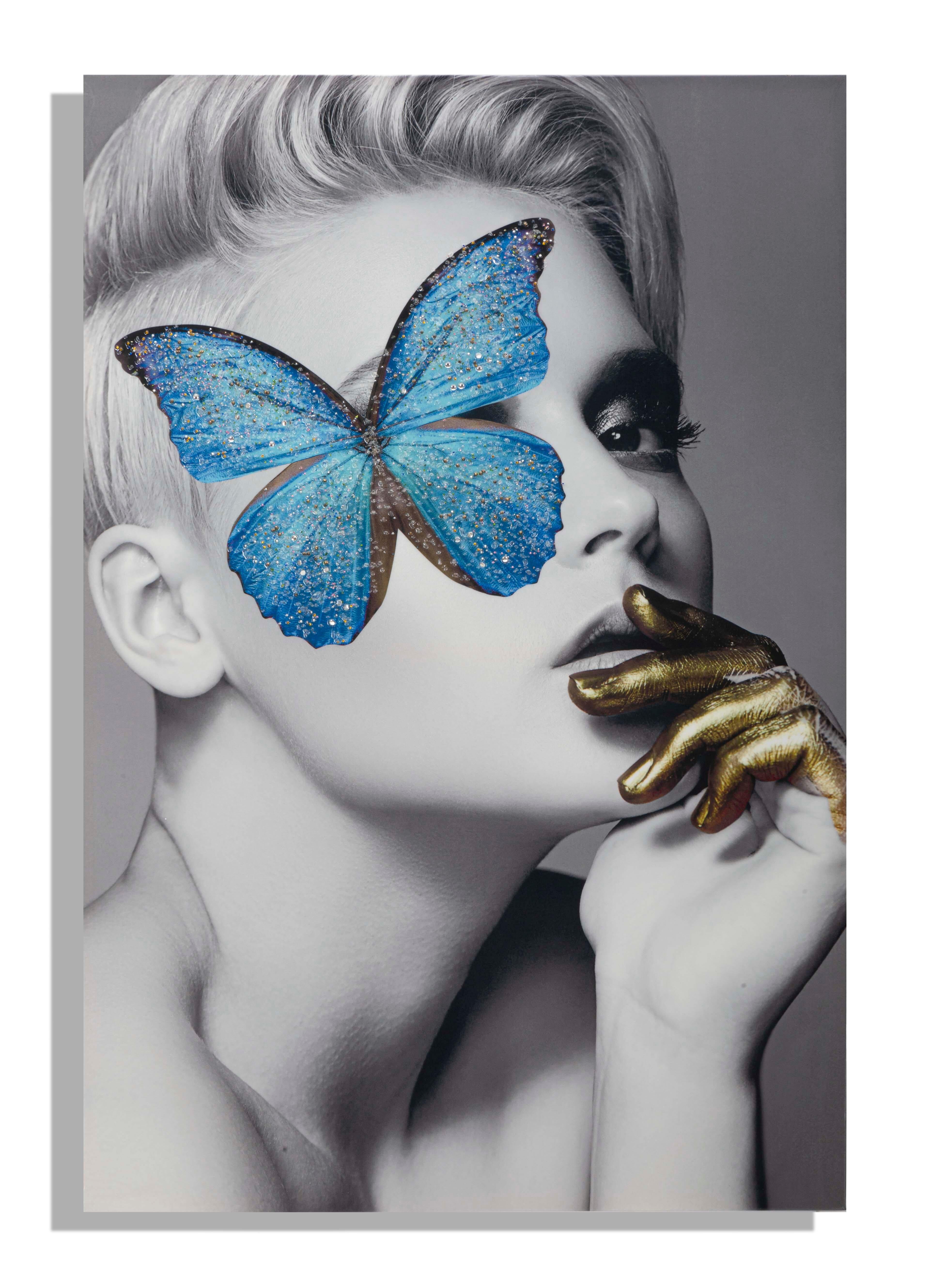 Handgefertigte Wandmalerei mit Applikationsklasse cm 80 x 3,8 x 120 D319930000