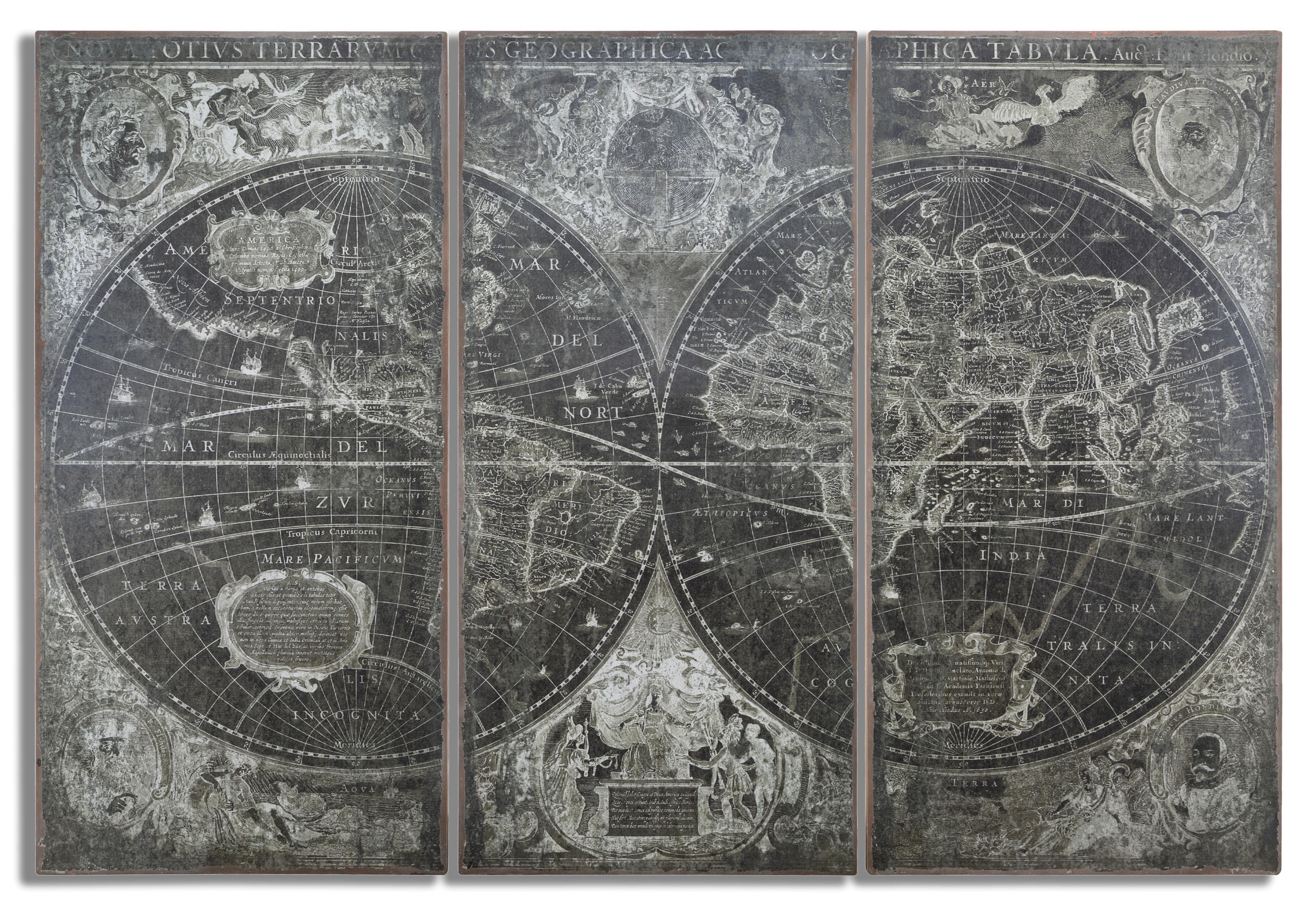 WANDPANEEL WORLD SET 3 STK. CM 240X3X170 (80X3X170 EINZELN) D321010000