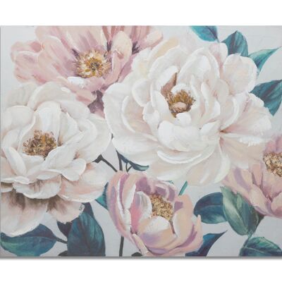 HANDMADE WALL PAINTING SOFT FLOWER CM 100X3,7X80 D321280000