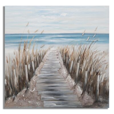 HANDMADE WALL PAINTING BEACH CM 100X3,8X100 D321400000