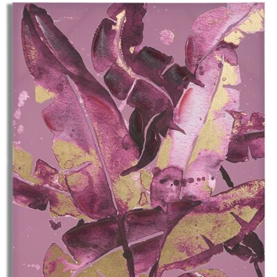 PRINTING WITH PAINT DARK LEAVES CM 80X3X120 D321710000