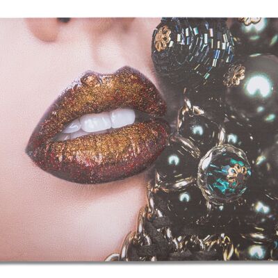 HANDMADE WALL PRINTINGBEAUTIFUL LIPS CM 80X3,8X120 D322080000