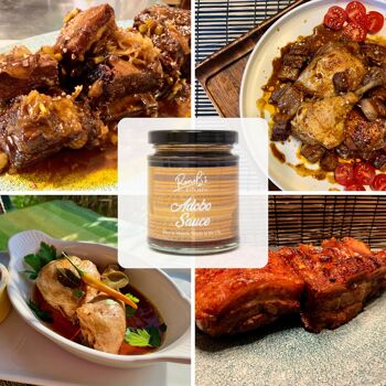 Sauce Adobo | Adobo philippin traditionnel | Verser et cuire 4