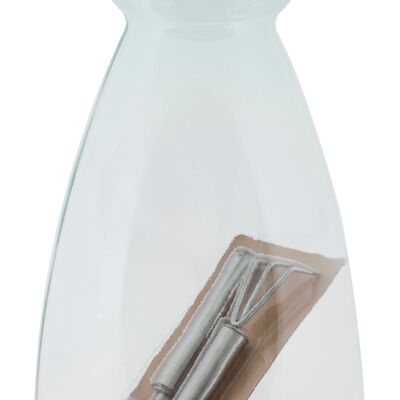 Vase Jardin Vetro Riciclato Cm 21,5X43,5 (Fabriqué En Espagne) D420360001