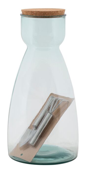 Vase Jardin Vetro Riciclato Cm 21,5X43,5 (Fabriqué En Espagne) D420360001