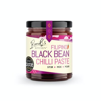 Schwarze Bohnen-Chili-Paste | 3-Goldene Sterne Great Taste Award 2022 | Exzellenter Umami-Boost für jedes Gericht, jede Küche