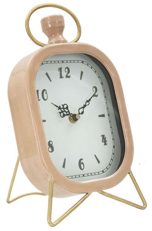 TABLE CLOCK GLAM IN ROSE COLOUR CM 16X5X29 D646040000