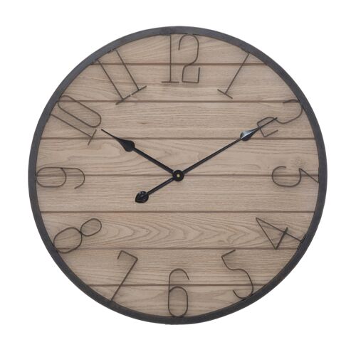 Wall Clock Wood Cm Ø 60X4,5 D647340000