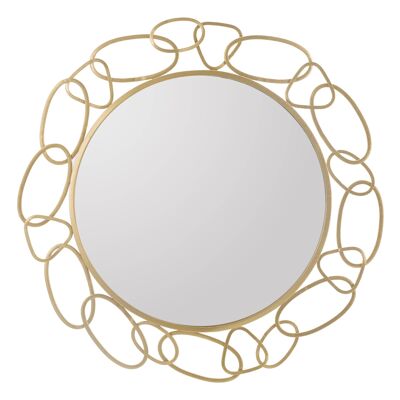 WALL MIRROR CHAIN ​​GOLD CM 84X2 D660530000