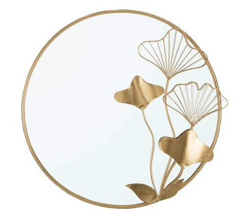 WALL MIRROR WITH FLOWER CM 75X3,5X72 D660640000